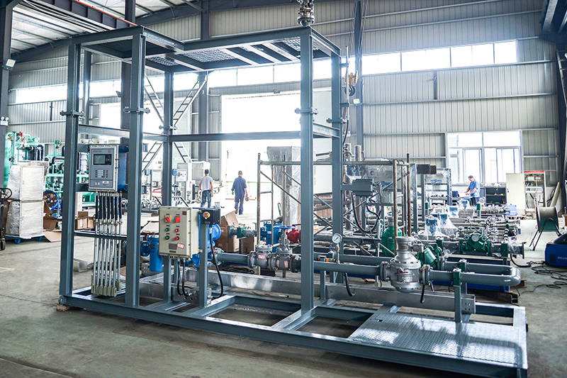 美國(guó)愛(ài)德華裝車撬項(xiàng)目